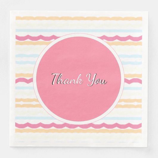 パステルビーチ結婚式ストライプ (正面)