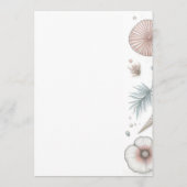 パステルビーチ結婚式 メニュー (裏面)