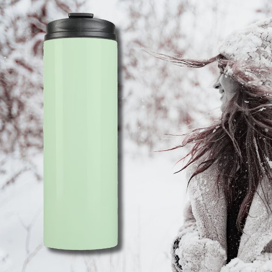 パステルピスタチオ無地のカラー |クラシック |エレガント | タンブラー