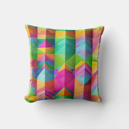 パステルピラミッド聖幾何学調和 クッション