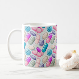 パステルピルイラスト コーヒーマグカップ