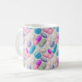 パステルピルイラスト コーヒーマグカップ (正面左)