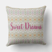 パステルピローパーソナライズスイートドリームズ クッション (裏面)