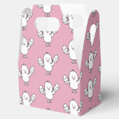 パステルピンクかわいいイースターシック&エッグパターン フェイバーボックス (オープン)