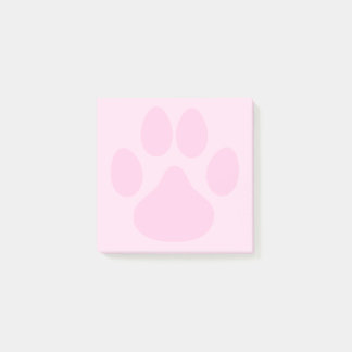 パステルピンクかわいい動物パワプリント3x3 ポストイット