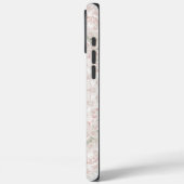 パステルピンクとグリーンの曼荼羅パターン デザイン Case-Mate iPhoneケース (裏面 / 左)