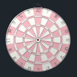 パステルピンクとホワイト ダーツボード<br><div class="desc">パステルピンクとホワイトダーツボード</div>