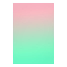 パステルピンクと淡い色のグリーンは常に見られるべきである フォトプリント           