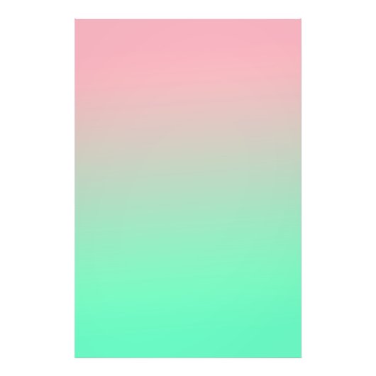 パステルピンクと淡い色のグリーンは常に見られるべきである フォトプリント            (正面)