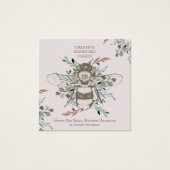 パステルピンクのクリエイティブハニービー養蜂場 ヴィンテージ (正面)