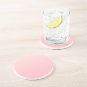 パステルピンクのグラデーション背景 コースター (側面)