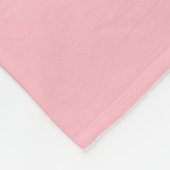 パステルピンクのグラデーション背景 フリースブランケット (角)