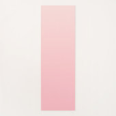 パステルピンクのグラデーション背景 ヨガマット (正面)