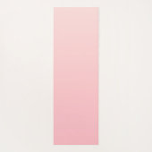 パステルピンクのグラデーション背景 ヨガマット (裏面)