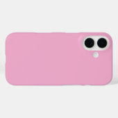 パステルピンクのスマホケース Case-Mate iPhoneケース (裏面 (横))