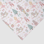 パステルピンクのナツクラッカークリスマスバレエのデコページ 薄葉紙 (詳細)