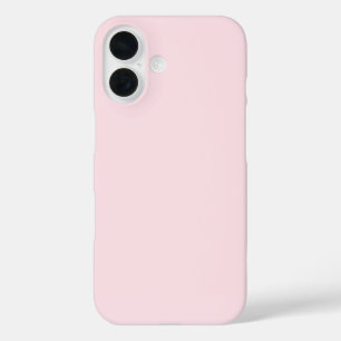 パステルピンクのバラの無地 iPhone 16ケース