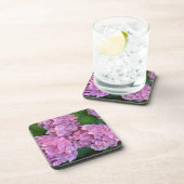 パステルピンクのヤマアジサイの花 コースター (右側)