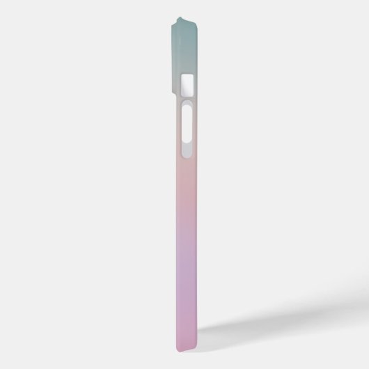 パステルピンクのレインボーガーリーモノグラムシンプル Case-Mate iPhoneケース (裏面 / 左)