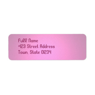 パステルピンクの宛名ラベル ラベル