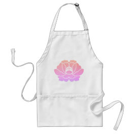 パステルピンクの芍薬 スタンダードエプロン