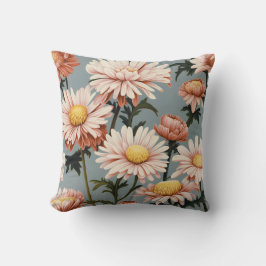 パステルピンクの花 クッション