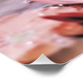 パステルピンクの蓮の花、AIで生まれた。 ポスター (コーナー)