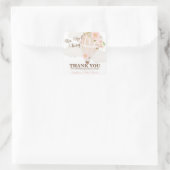 パステルピンクの風船の女の子のベビーシャワープレゼント スクエアシール (バッグ)