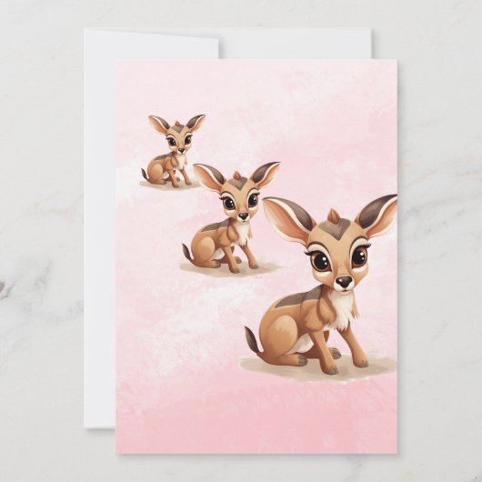 パステルピンクの風船 ウェディング招待状テンプレート、 セーブザデート (裏面)