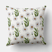 パステルピンクウォーターカラー卵フローラリースイースター クッション (裏面)