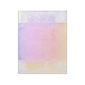 パステルピンクエイジングライス紙ルック ノートパッド (回転)