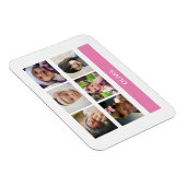 パステルピンクカスタムの写真 – パーソナライズされた マグネット (右側)