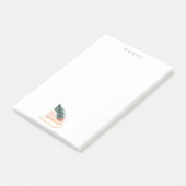 パステルピンククリスマススススススライホリデイ ポストイット (アングル)