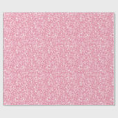 パステルピンクグリッターとキラキラ。 ラッピングペーパー (フラット)