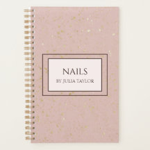 パステルピンクグリッターネイルサロンマニキュリスト