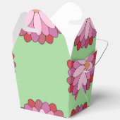 パステルピンクグリーンアジアンメダリオンフローラ フェイバーボックス (見開き)