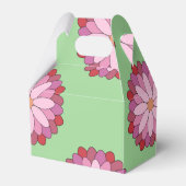 パステルピンクグリーンアジアンメダリオンフローラ フェイバーボックス (正面サイド)