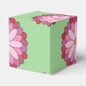 パステルピンクグリーンアジアンメダリオンフローラ フェイバーボックス (裏面サイド)