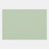 パステルピンクグリーンイエローベビーシャワー ラッピングペーパーシート (正面)