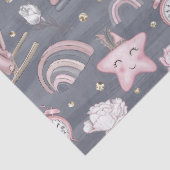 パステルピンクグレーホワイトかわいいベビーアイテム 薄葉紙 (詳細)