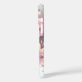 パステルピンクグレーホワイトバレンタインラブハート Case-Mate iPhoneケース (裏面 / 左)