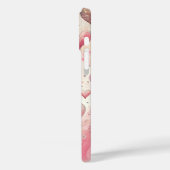 パステルピンクグレーホワイトバレンタインラブハート Case-Mate iPhoneケース (裏面 / 左)