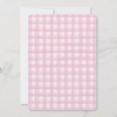 パステルピンクコケットボウブライダルシャワー招待状 (裏面)