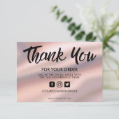 パステルピンクシルクサンキューメディアインサート (スタンド正面)