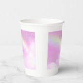 パステルピンクスカイとイエローレインボー 紙コップ (右)