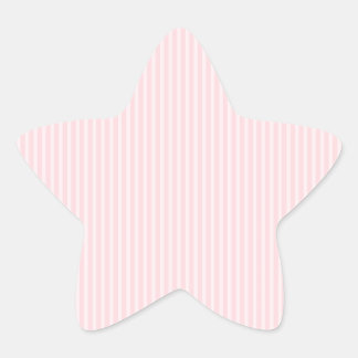 パステルピンクストライプキャンディ。 星シール