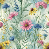 パステルピンクセージグリーンワイルドフラワーズボホービベス フリースブランケット