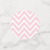 パステルピンクゾウパーソナライズされたベビーガール コンフェッティ (スモール正面)