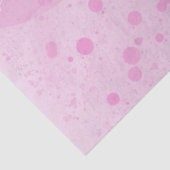 パステルピンクドットクラフトハンドメイドまたは感謝 薄葉紙 (詳細)