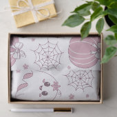 パステルピンクハロウィンシームレスパターン(3) 薄葉紙 (ギフト)